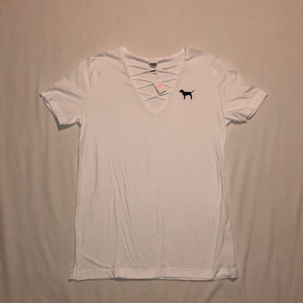 PINK VICTORIA’S SECRET OVERSIZED T SHIRT